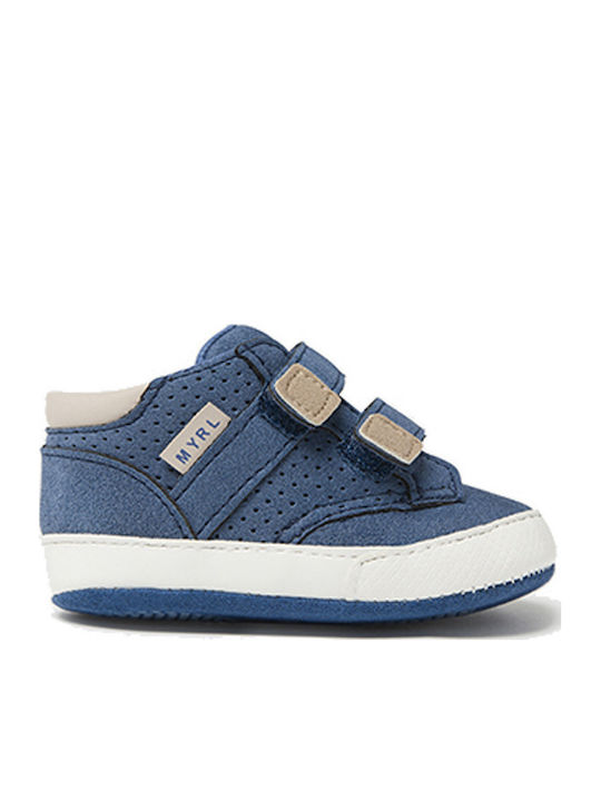 Mayoral Βρεφικά Sneakers Αγκαλιάς Μπλε