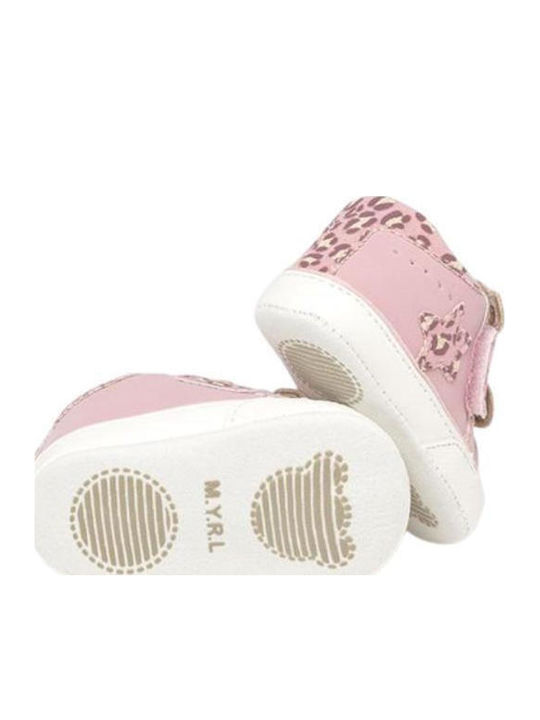 Mayoral Βρεφικά Sneakers Αγκαλιάς Ροζ