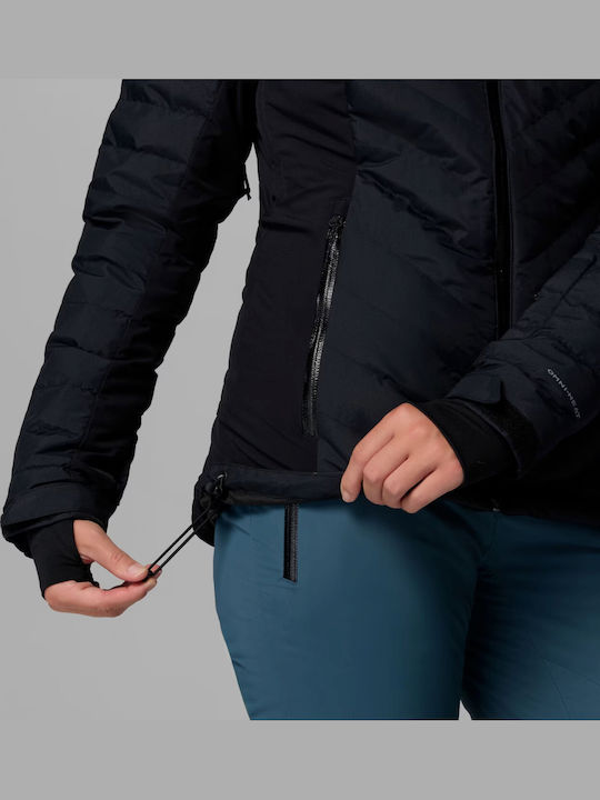 Columbia Bird Mountain Iii Insulated 2085641-011 Frauen Jacke aus für Ski & Snowboard Schwarz
