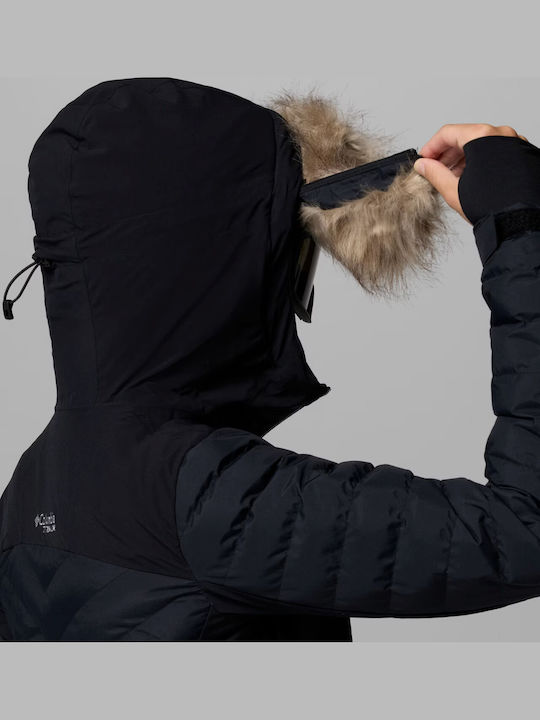 Columbia Bird Mountain Iii Insulated 2085641-011 Frauen Jacke aus für Ski & Snowboard Schwarz