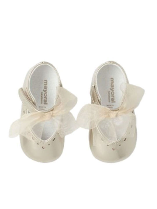 Mayoral Baby Ballerinas Gold