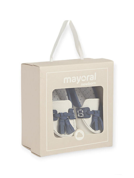 Mayoral Baby Moccasins White