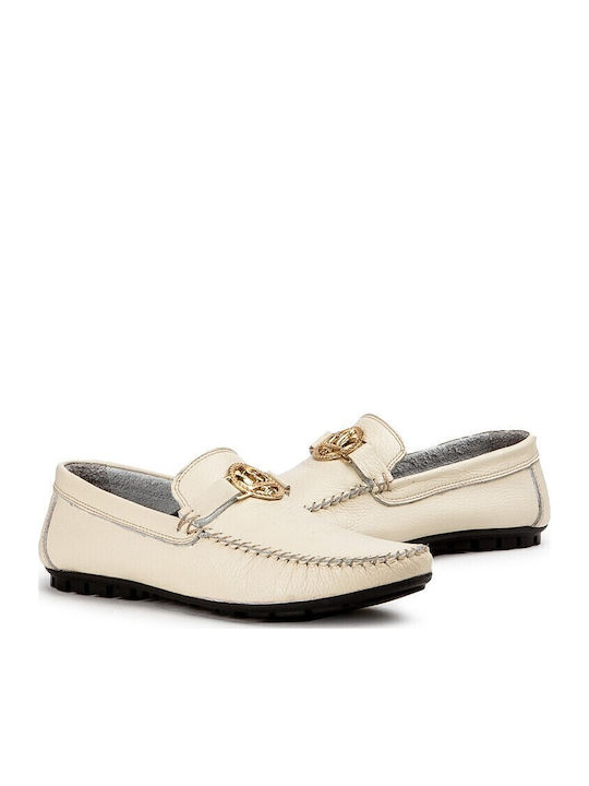 Mocasini barbati in Bej Culori