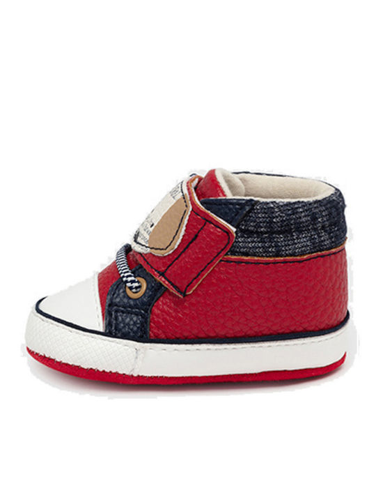 Mayoral Baby Booties Red