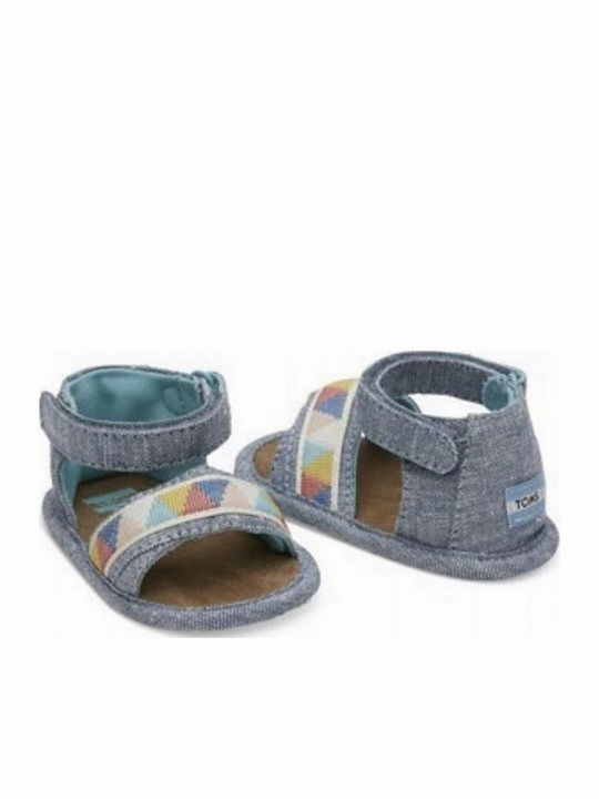 Toms Βρεφικά Πέδιλα Αγκαλιάς Γαλάζια Shiloh