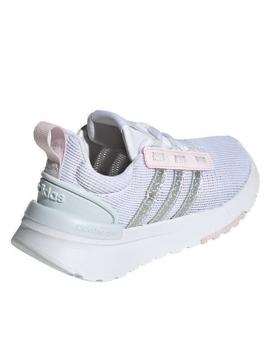 Racer TR21 K Kids Sports Shoes Running with Laces Cloud White / Blue Tint / Almost Pink
