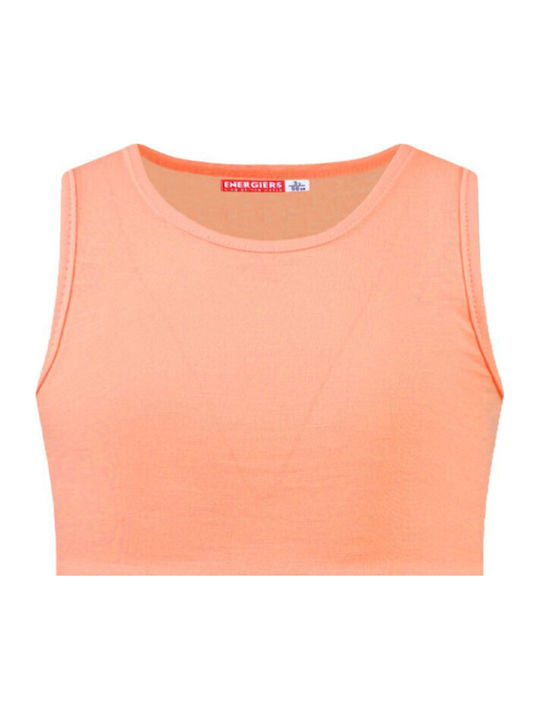 Children's Dress Sleeveless Coral