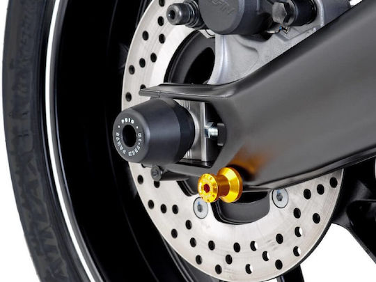 Puig Motorcycle Single Stand in Gold Color PUIG-5922O