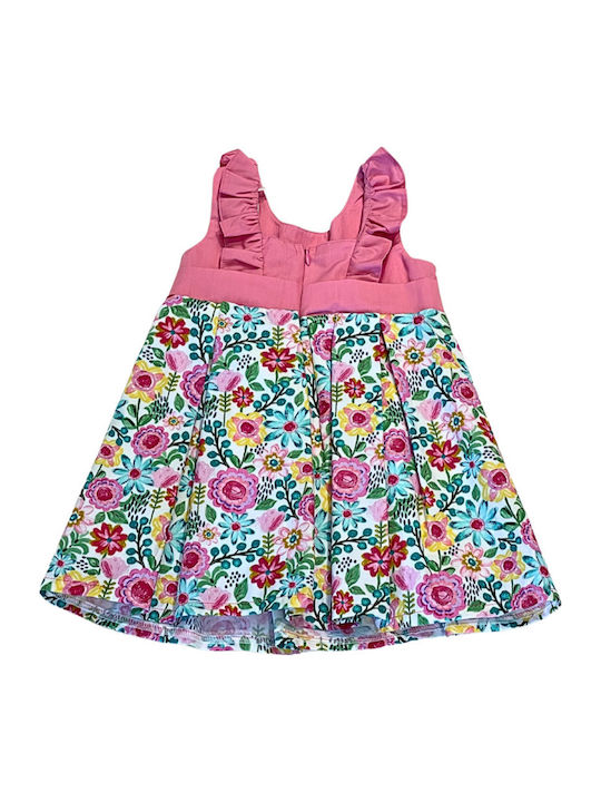 Παιδικό Φόρεμα Floral Ροζ
