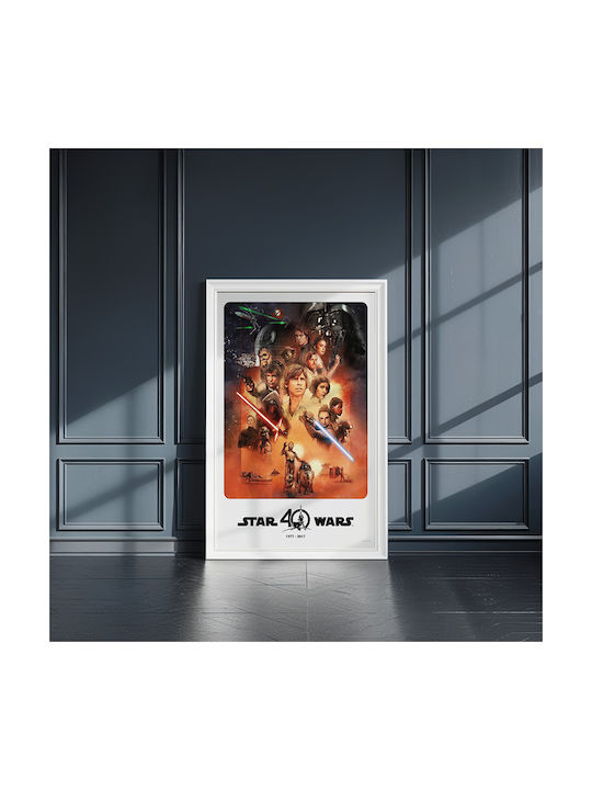 Poster Star Wars 40th Anniversary Mv306 21cm X 30cm