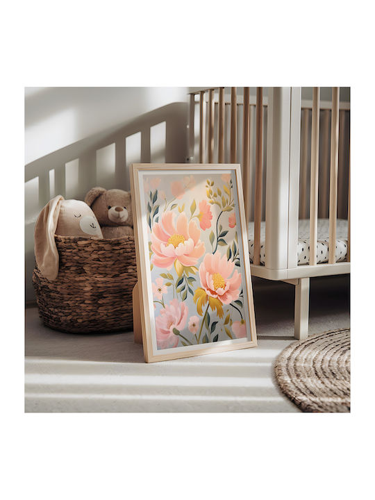 Kids Poster Flowers 40x30cm