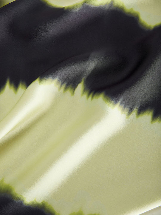 Sommer Maxi Abendkleid Satin Hellgrün