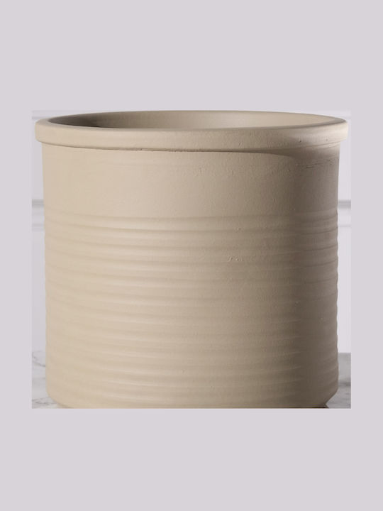 Supergreens Terracotta Planter Beige 23x23cm.