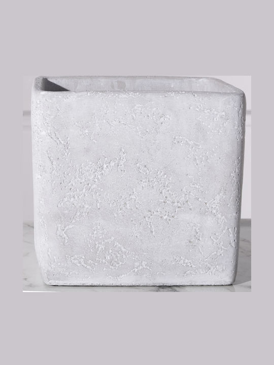 Supergreens Κασπώ Τσιμεντένιο Γκρι 21x21x20.5εκ.