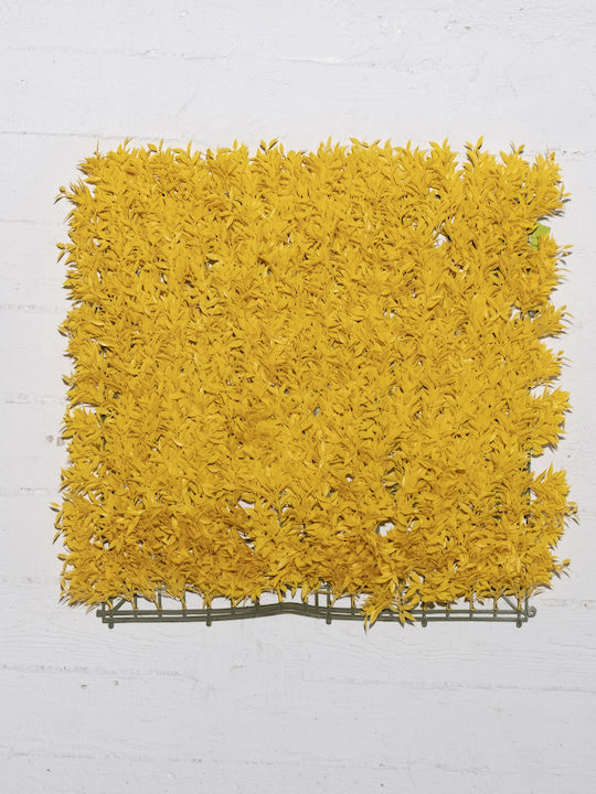 Supergreens Artificial Foliage Panel Fern Cinnamon Yellow 50x50cm