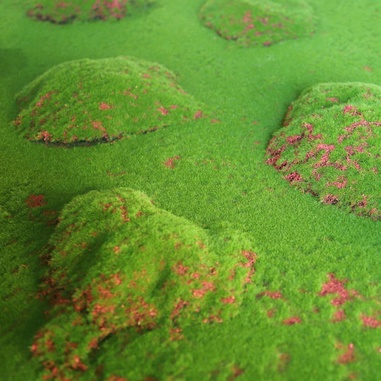 Supergreens Artificial Foliage Panel Moss Pebble Green 1x1m