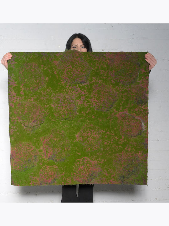 Supergreens Συνθετικό Πάνελ Φυλλωσιάς Moss Pebble Πράσινη 1x1m