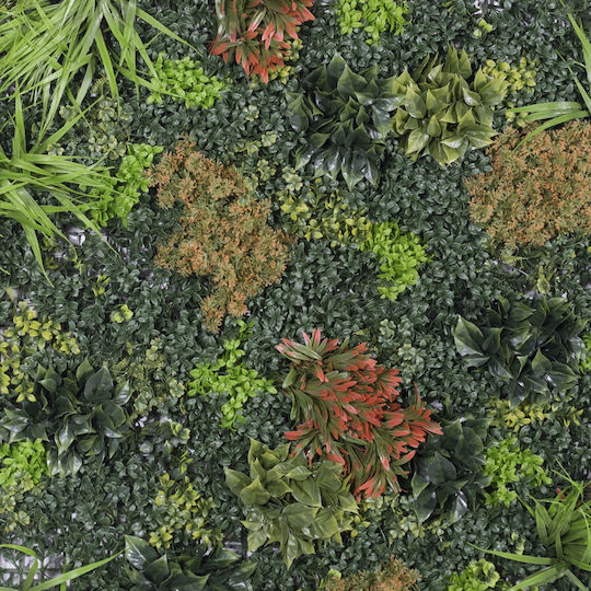 Supergreens Συνθετικό Πάνελ Φυλλωσιάς Πυξάρι Moss Giardino Πράσινη 1x1m Τεχνητή