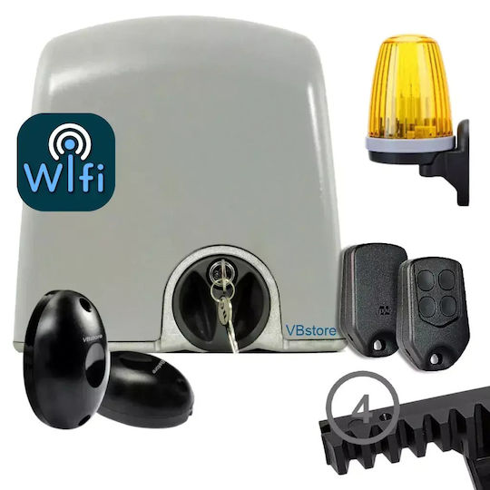 Proteco Strike 5 Wifi Sliding Garage Door Motor Wifi Smart Plastic Rack
