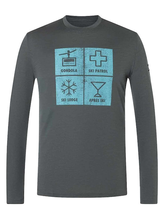 Langarm-Pullover Gray