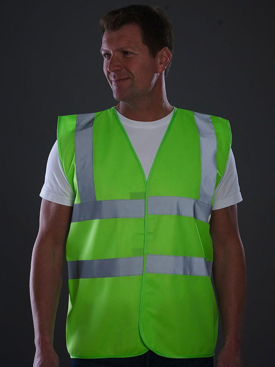 Yoko Men's Safety Vest with Reflective Film Yellow