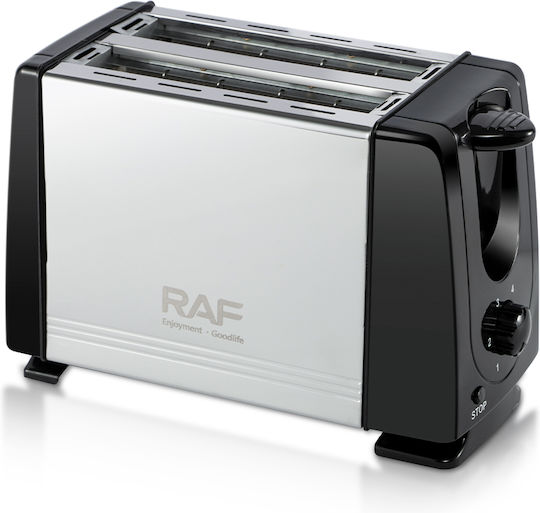 Raf Prăjitor de pâine 2 sloturi 650W Negru