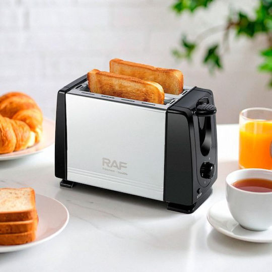 Raf Prăjitor de pâine 2 sloturi 650W Negru