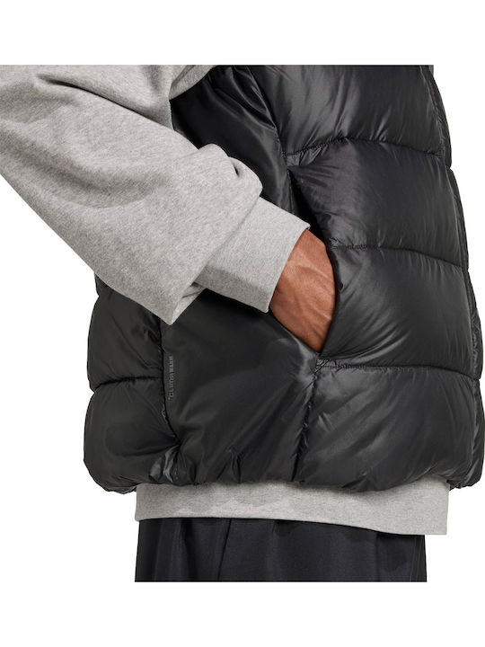 Ärmellos Jacke Puffer Wasserdicht Black
