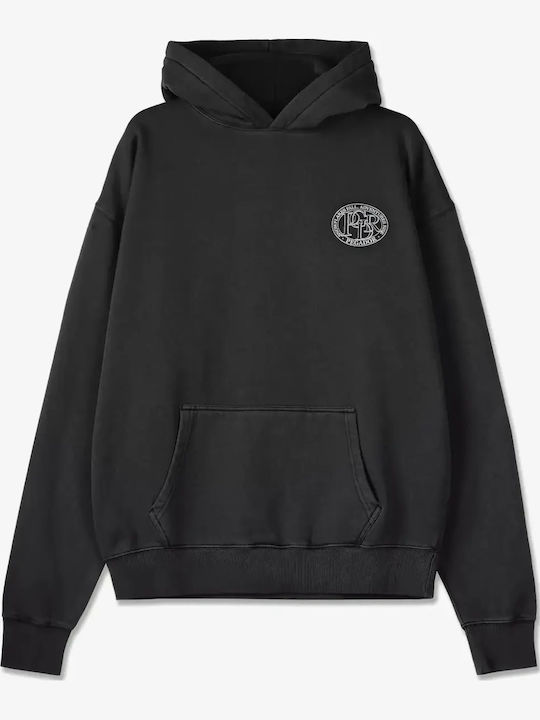 Sweatshirt with Hood Vintage Black