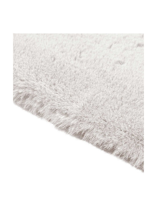 Madi Bound Χαλί Ορθογώνιο Γούνινο White Animal 90x125cm