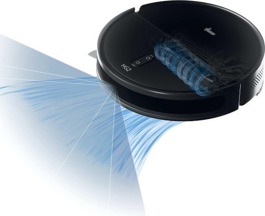 Hoover HG2 Turbo Slim Σκούπα Ρομπότ με Χαρτογράφηση Laser & Απορρόφηση 5000Pa Μαύρη