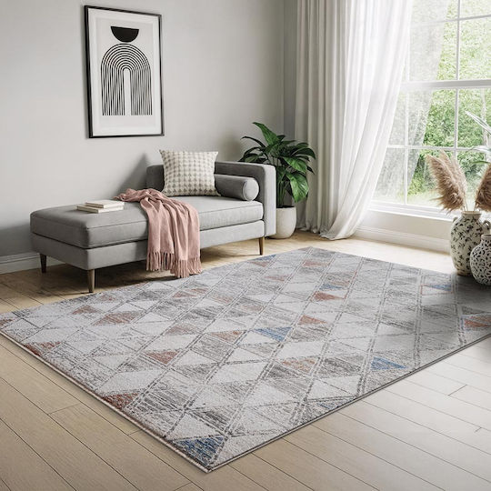 Newplan Lotus 37957 Modern Bedroom Rugs Set Grey Multicolour 5-80-LTS-37957-SET067(2x150,1x200) 3pcs