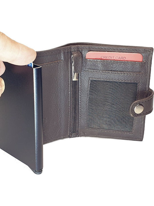 Men's Wallet Travel with RFID Brown