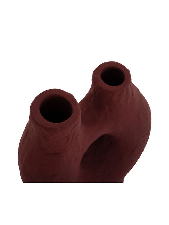 HomeMarkt Decorative Vase Namentis Orange 26x15x32.5cm