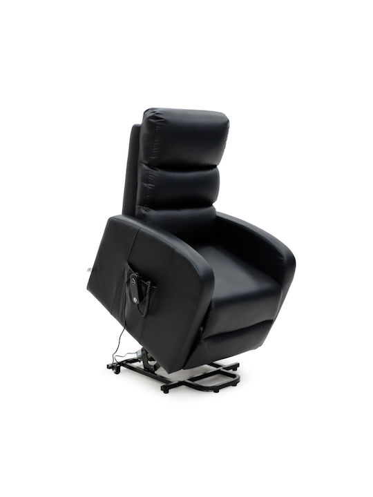 Πολυθρόνα Relax Massage με Υποπόδιο Γκρι 70x73x110cm
