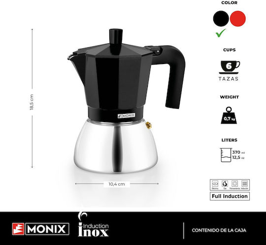 Monix Μπρίκι Espresso Μαύρο