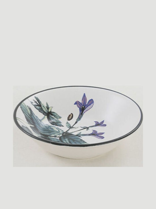 Hermia Plate Soup Ceramic Multicolour with Diameter 18cm 6pcs