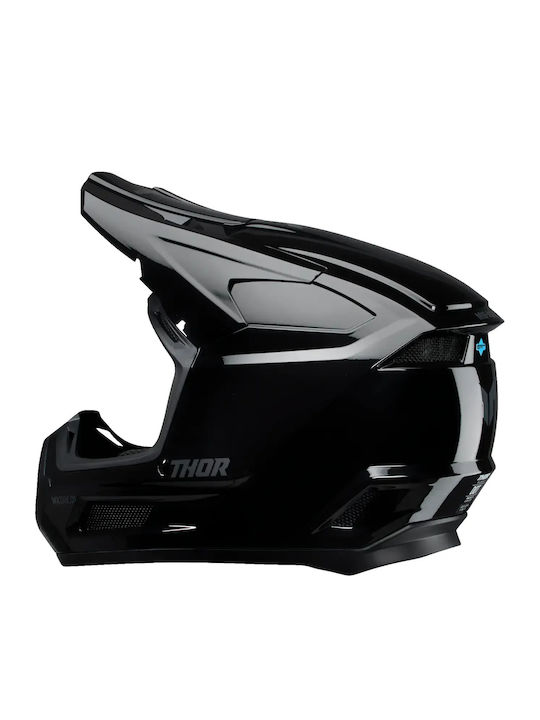 Thor Fleet Blackout Gloss Детска Каска За Мотор Мотокрос ECE 22.06