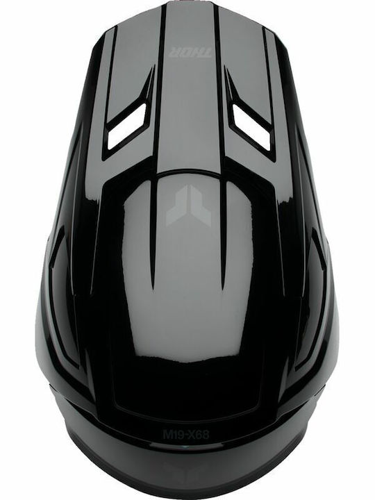Thor Fleet Blackout Gloss Детска Каска За Мотор Мотокрос ECE 22.06