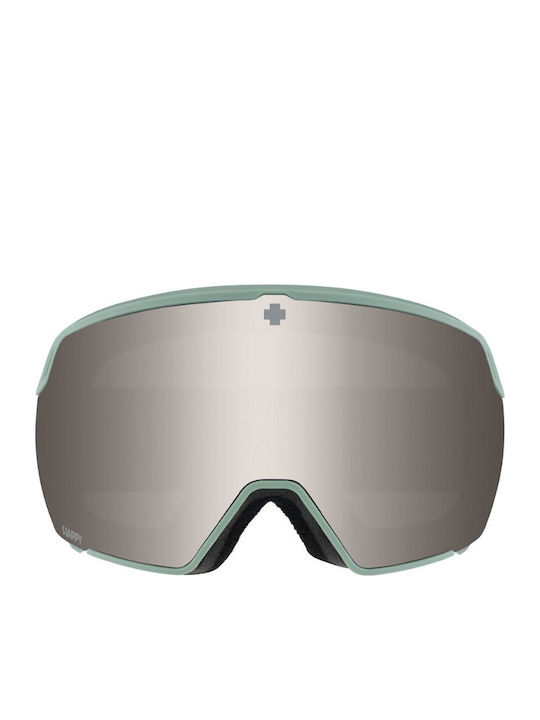 Spy Μάσκα Σκι & Snowboard Ενηλίκων Γκρι με Φακό σε Γκρι Χρώμα