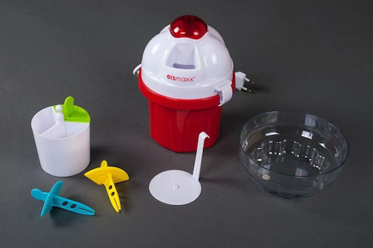 Eismaxx Mașină De Înghețată 3 În 1 Capacitate 350 Ml Roșie