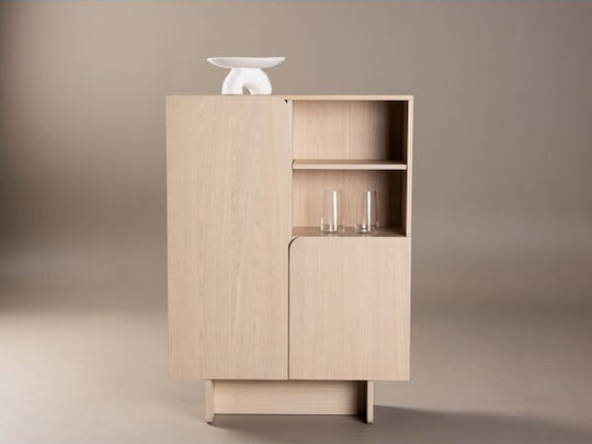 Sideboard Dallas 4975 Wooden Light Wood Color 80x30x110cm
