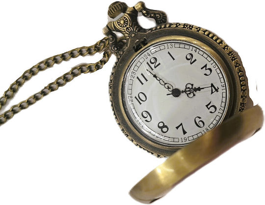 Vintage Style Bronze Pocket Watch