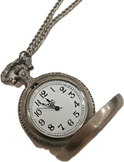 Vintage Style Silver Pocket Watch