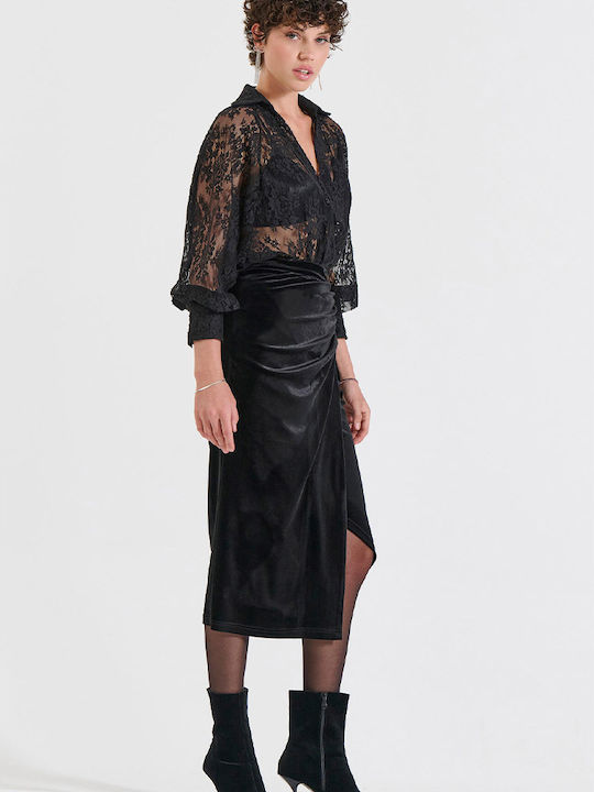 Midi Skirt Black