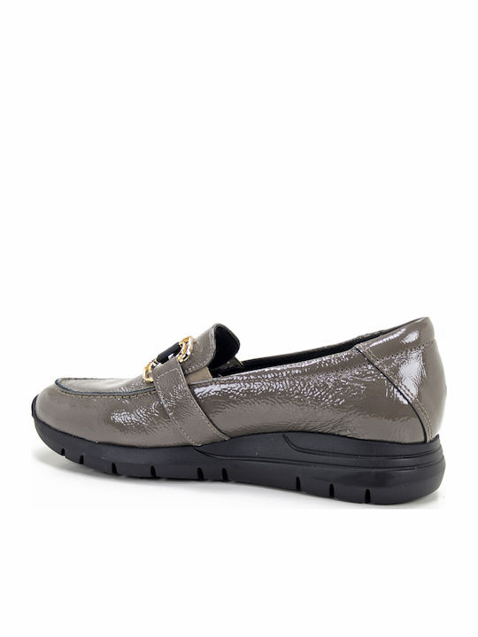 Λουστρίνι Γυναικεία Loafers σε Καφέ Χρώμα