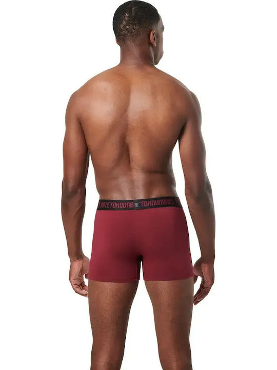 Men's Boxer Burgundy and Black