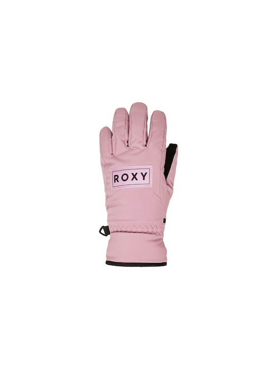 Roxy Freshfield Παιδικά Γάντια Σκι & Snowboard Μωβ