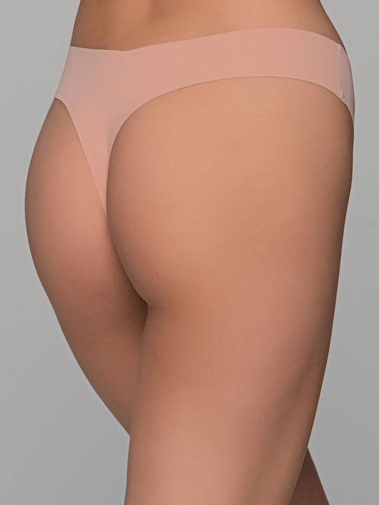 Women's String Seamless Beige