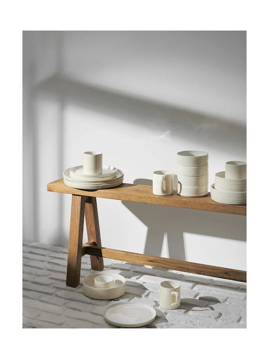 ASA Selection Serving Bowl Round Ceramic White